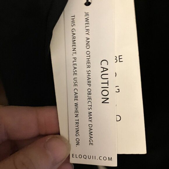 Eloquii Black Self-Belted Dress - Picture 5 of 8